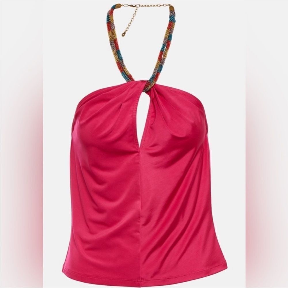 Veronica Beard NWT Akeeva Top in Fuchsia Size 0 - Picture 7 of 10